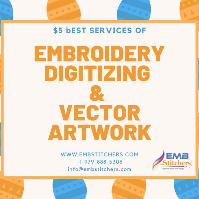 Get best services of Vector art and Embroidery digitizing