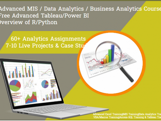 MIS Training Course, Delhi,  Karol Bagh, SLA Analytics Learning, SQL / VBA, Python, Power BI, Excel Institute,