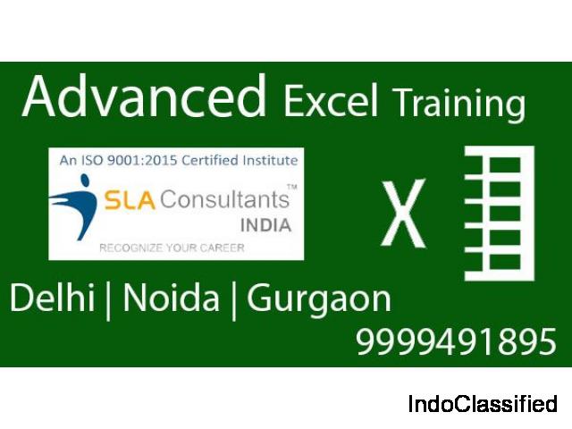 Job Oriented Excel Tutorial in Delhi, Noida, Ghaziabad, MIS Course, VBA Macros SQL, Free MNC Placement,